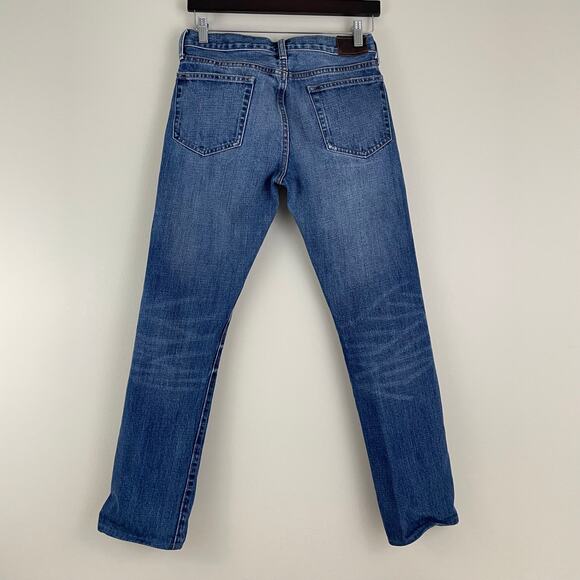 J. Crew Jeans Men's 29 x 32 Hemmed to 29" Inseam Blue Denim Zip Fly Style 770 - Picture 2 of 9